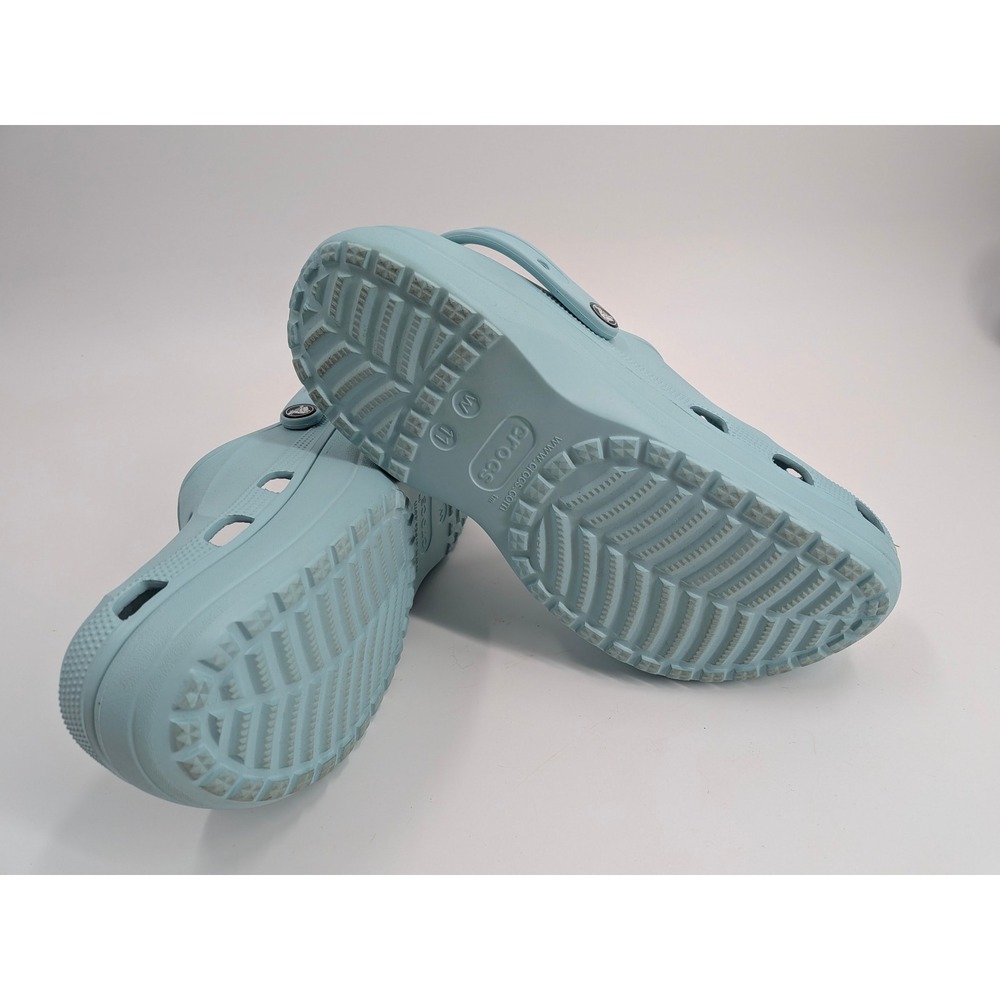 Crocs Baya Platform Clogs Womens 11 Arctic Light Blue Slip On Sandals 208186 - Picture 5 of 6